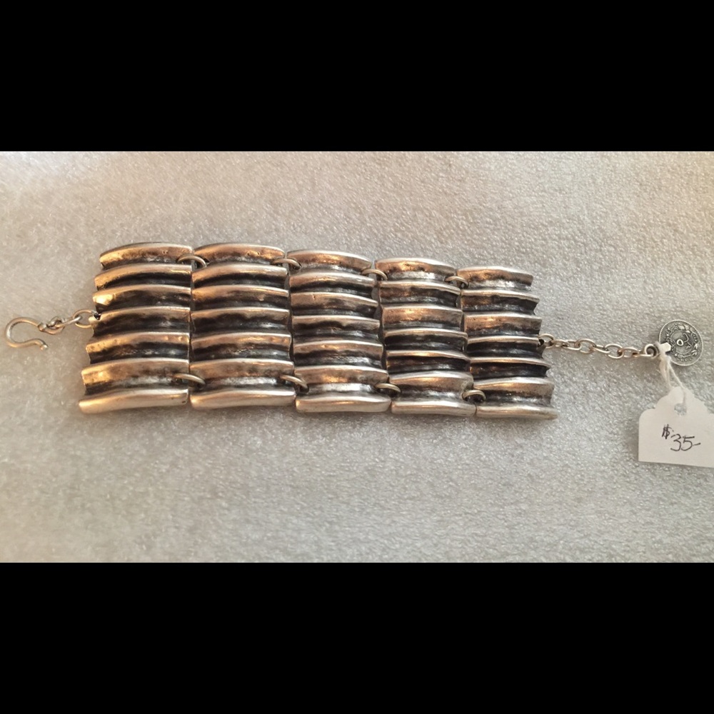 REDUCED! Now $30-Unique Pewter Bracelet